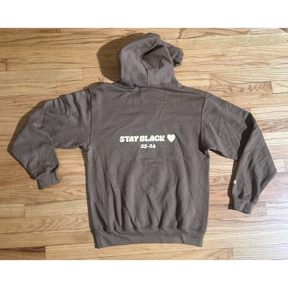 Stay Black Y2K Hoodie Unisex Building Love And Community Mens M/L
